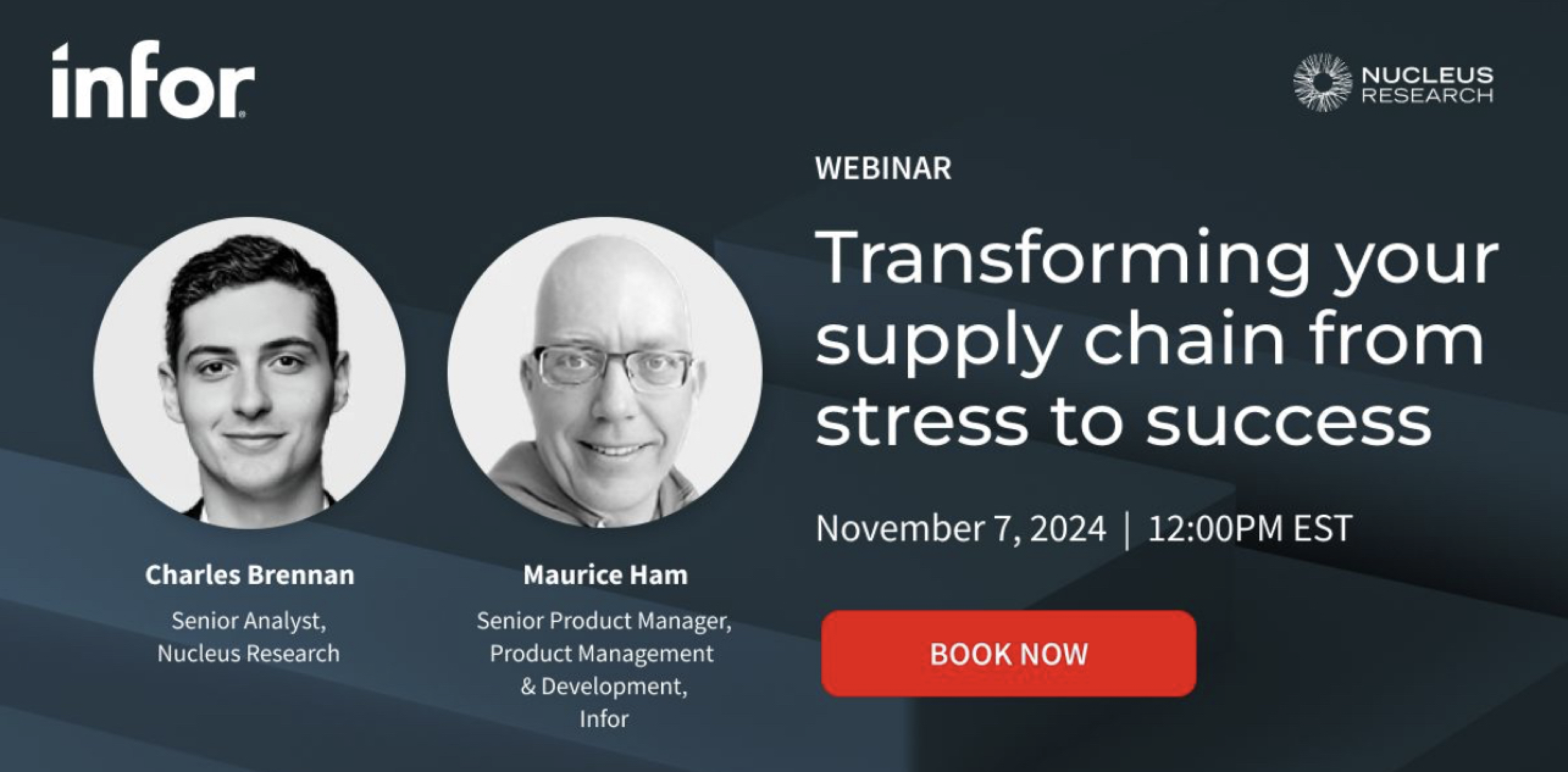 Infor supply chain transformation webinar screenshot